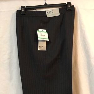 Women’s pinstriped work pants
